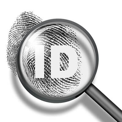 fingerprint fbi background check biometrics identification concept gograph